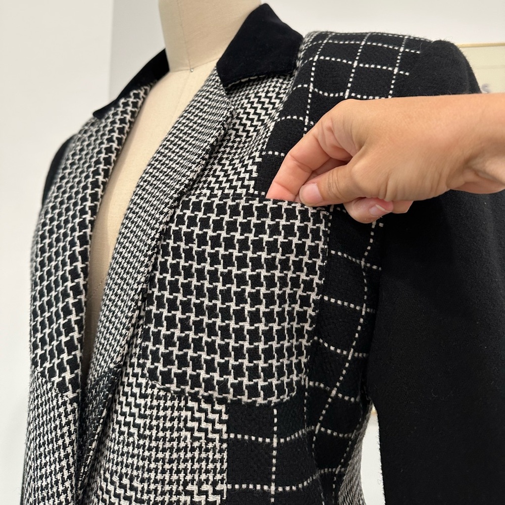 Vintage 90’s Patchwork Blazer - image 8